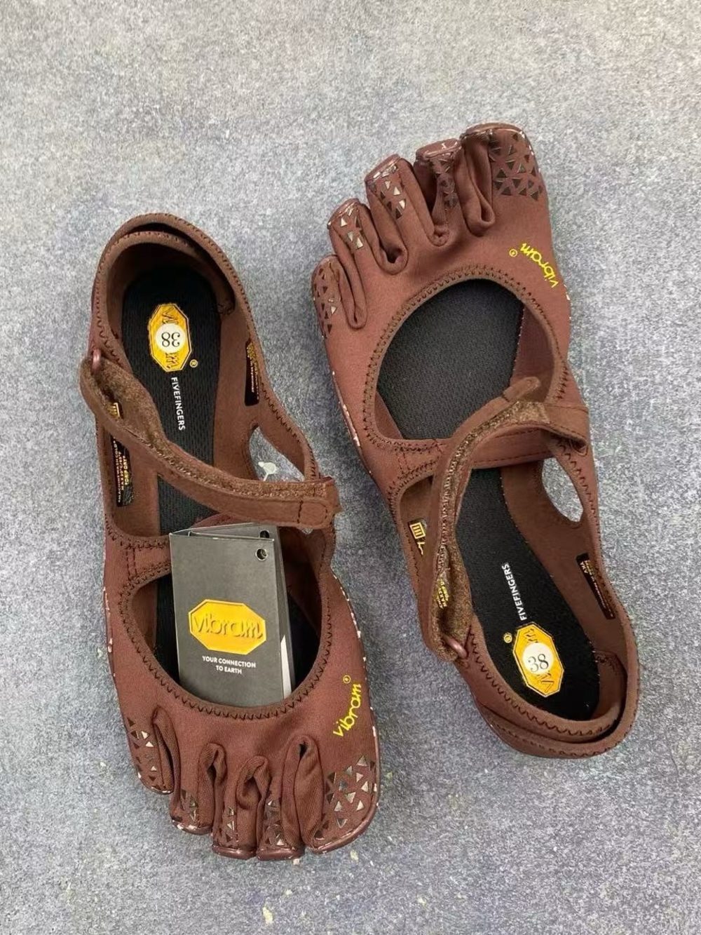 Vibram Brown FiveFingers Women's Minimalist Toe Sandals